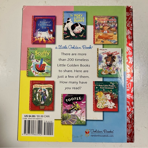 Little Golden Book Christmas Books Lot of 2 - Picture 9 of 9